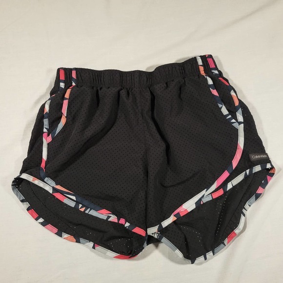 Calvin Klein*Women Small*Black Lined Running Shorts*EUC - Picture 1 of 4
